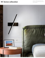 Luz LED de pared para Interior, candelabro de pared con ángulo giratorio ajustable, Simple, CA de 220V/110V, espejo europeo para dormitorio y sala de estar - details 7