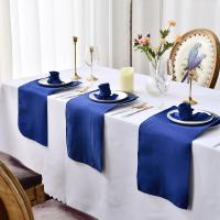 Servilleta cuadrada de satén de 12 Uds., servilleta de cóctel de 12x12 pulgadas para fiesta, boda, cumpleaños, decoración de banquete, servilletas de mesa suaves lavables - details 11