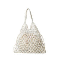 Bolsos de ganchillo de moda para mujer, bolso de mano de playa de rafia, bolso de paja, bolso de hombro de punto bohemio - details 35