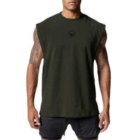 Men Bodybuilding Training Tank Top Gym Casual Sport Clothing Mesh Breathable Quick Dry Sleeveless Vest Fitness Workout Loose Top - details 2