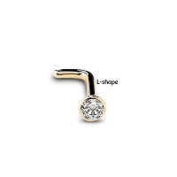 Piercing de circonia cúbica para la nariz, 2 piezas, 20g, 1,5/2/2.5/3mm, color oro rosa anodizado, joyería para la nariz - details 10