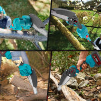 ONEVAN Motosierra eléctrica telescópica sin escobillas de 3500W, tijeras de podar de 3 en 1 para ramas altas, herramienta de podar de jardín para batería Makita, juego de pines - details 11