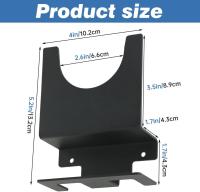 Soporte para lijadora en ángulo, soporte para lijadora en ángulo, soporte multiusos montado en la pared, soporte para pulidor para tiendas, banco de trabajo, 2 uds./4 Uds. - details 4