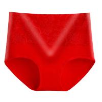 Conjunto de 3 piezas de ropa interior de mujer de jacquard, cintura alta y control abdominal de algodón grande para mujer - details 4