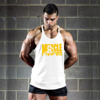 Gym Fashion Vest Men Casual Cotton Tank Top Sleeveless Breathable Muscle Shirt Bodybuilding Fitness Workout Sports Singlets - details 3