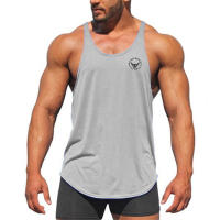 Fitness Clothing Bodybuilding Shirt Men Top for Fitness Sleeveless Sweatshirt Gym Sport T-shirt Thin Suspenders Breathable Vest - details 12