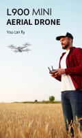 Professional Drone L900 Pro With GPS Dual Camera 4K HD 5G WiFi Brushless Foldable Quadcopter RC distance 1.2KM Drone Toys - details 0