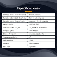 SVBONY SV221 Espejo cenital de imagen erecta de 45 grados de 1,25 pulgadas - details 10