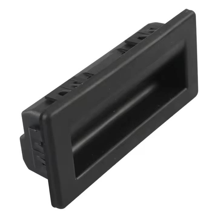 Interruptor de puerta trasera 3V0827566 Accesorio Fácil de instalar Interruptor de manija de bloqueo negro - 1