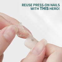 Nailpop-solución removedora de esponja para uñas postizas, 80ml, rápido, 3 segundos, suave, sin daños, removedor de pegamento para uñas reutilizables para puntas de uñas postizas - details 2