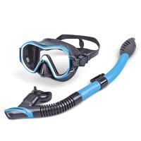 Equipo de esnórquel para adultos y jóvenes, máscara de buceo antivaho, esnórquel de silicona superior, secado completo - details 9