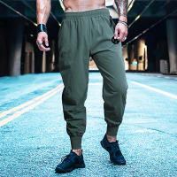 High Quality Men Bodybuilding Fitness Sweatpants Outdoor Casual Training Sport Long Pants Jogging Workout Quick Dry Trousers - details 11