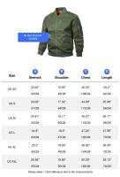 Spring Autumn Men's Bomber Jackets Fashion Men Zipper Pilot Windbreaker Baseball Coats Clothing - details 0