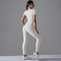 Hamidou Conjunto Deportivo Top de Yoga de Cintura Alta y Pantalones de Yoga - details 3