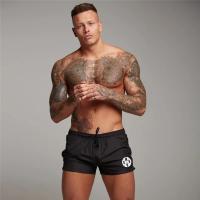 Men's Summer Sweat Running Gym Fitness Shorts Fashion Daily Slim Shorts Bodybuilding Short Pants Printed Beach Short for Men - details 4
