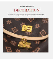 2025 Nuevo bolso de mano para mujer, bolso retro europeo y americano, bolso estampado para las axilas, bolso cruzado de moda para ir al trabajo, bolso de un solo hombro de gran capacidad, bolso informal resistente al agua - details 8