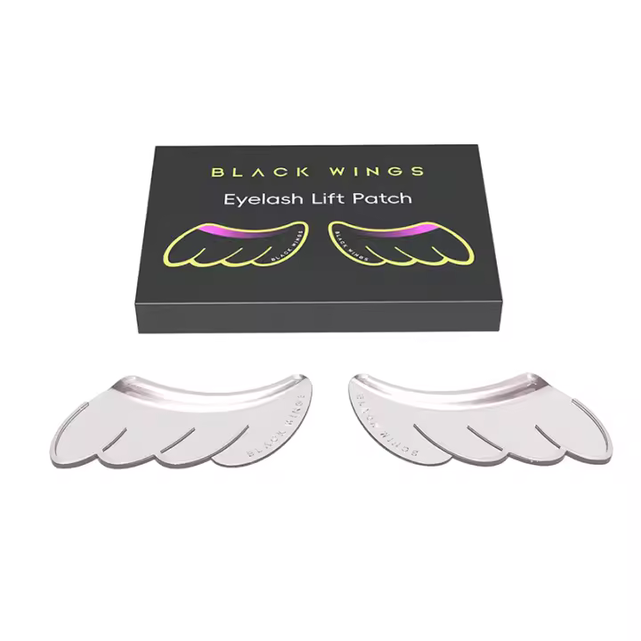 El Q-pop ultra suave presenta parches adhesivos para los ojos en las alas combinados con láminas finas delicadas y brillantes, con un diseño de contorno único. - 1