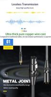 Cable 2RCA a 2XLR, Cable de Audio Dual XLR hembra a doble RCA macho para micrófono, mezclador, amplificador, DVD, altavoz, micrófono - details 2
