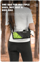 WEST BIKING-bolsa frontal para bicicleta, bolso reflectante de colores para manillar de ciclismo, bolso de hombro multifuncional portátil, accesorios para bicicleta - details 4