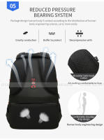 Mochila Suiza antirrobo para hombre, bolsa de viaje para ordenador portátil de 17 pulgadas, 15,6, carga USB, impermeable - details 9
