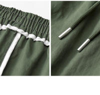 Pantalones Cargo de Verano para Hombres CHAIFENKO Cómodos, Ventilados, Múltiples Bolsillos, Material de Poliéster - details 8