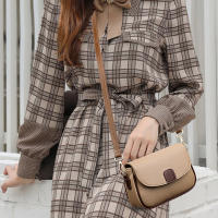 Bolso cruzado de hombro para mujer, bandolera pequeña con diseño de lujo, informal, con solapa - details 7