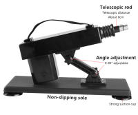Actuador lineal telescópico de 100V-240V CC, 45mm de carrera, 0-500RPM, mecanismo alternativo de velocidad Variable, conector, Juguetes DIY - details 3