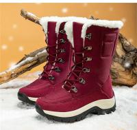 Snow Boots Women Flat Boots For Women Lace-Up Shoes Woman Fashion Platform Ankle Boots Fur Chunky Botas Mujer Winter Shoes Women - details 18