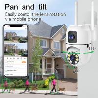 Cámara de Seguridad de Vigilancia PTZ de 4MP Visión Nocturna Dual Lente Monitor de Seguridad - details 1