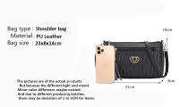 Bolso cruzado de cuero PU con cremallera para mujer, bandolera pequeña de gran capacidad con borlas de hilo, a la moda, novedad - details 0