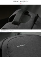 Mochila para Hombres Kingsons con Carga USB y Funcionalidad de Moda Resistente a la Fraudulencia para Laptops de 13 a 15 Pulgadas - details 17