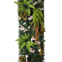 Decoración de Césped Verde Artificial Panel de Pared de Planta Simulada de 40*120CM - details 0