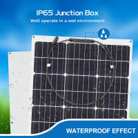 XINPUGUANG Kit de Panel Solar Monocristalino 200W Módulo Solar 24V 12V con Controlador de Carga Solar 20A y Cable Solar - details 4