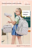 Mochila escolar con estuche para lápices para niñas, lonchera para adolescentes, color negro, Juego de 3 unidades, 2023 - details 9