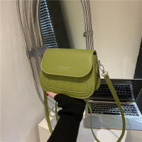 Bolso de hombro con solapa para mujer, bandolera de cuero PU, Estilo Vintage, cuadrado, pequeño - details 15