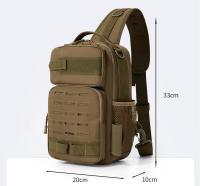 Bolsa táctica de pesca para el pecho con soportes para caña, para caza, escalada, Camping, caja Molle grande, almacenamiento, señuelo, riñonera deportiva - details 0