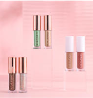 Sombra de Ojos Líquida Brillante Monocromática Barra de Maquillaje de Lentejuelas Doradas y Moradas para Realzar la Piel Impermeable y Brillante - details 18