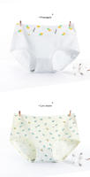 Bragas de mujer de cintura alta 5 piezas Puro algodón Ropa interior de moda para niñas Bragas transpirables sin costuras Lingerie sexy para mujer Estilo BRIEF Hechas en China - details 10