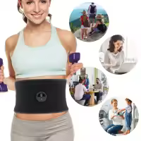 Cinturón eléctrico para adelgazar,EMS estimulador muscular para perder peso,masajeador vibratorio,entrenador para quemar grasa - details 8