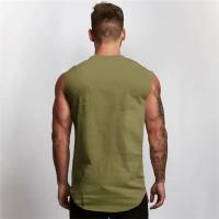 Camiseta de Algodón para Entrenamiento Cómodo para Hombres Equipo de Entrenamiento Transpirable para Verano Patrón Impreso Cuidado del Textil Moda para Hombres - details 6