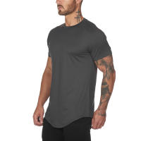 Camiseta de Malla de Verano de Secado Rápido Manga Raglan Poliéster Moda Casual Deportiva para Hombres - details 7