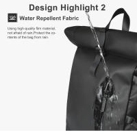 Heroic Knight-mochila enrollable impermeable para hombre y mujer, morral de viaje expandible con carga USB, bolso para portátil de gran capacidad - details 7