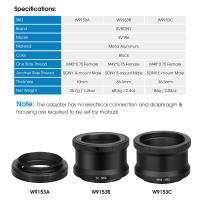 Anillo Adaptador SVBONY para Cámaras DSLR Sony T2-AF/T2-NEX/M48 (M48-NEX) de Astronomía y Fotografía - details 5