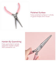 Alicates de Arte para Uñas KDAS Pinzas Punzónicas de Acero Herramienta de Manicura para Extensión de Uñas y Punta Larga - details 5