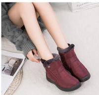 Botas de nieve impermeables para Mujer, botines ligeros informales, cálidos, color negro, Invierno - details 8