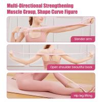 Correa elástica para Yoga, tensor de 8 figuras, herramienta de Yoga, práctica de espalda abierta, cinturón de estiramiento de hombros, banda elástica para entrenamiento - details 2