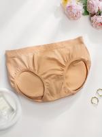 Bragas de mujer de elasticidad media, sin costuras, transpirables, lavables a máquina, cómodas, adecuadas para ropa informal, ropa interior de tallas grandes, diseño sin costuras, tejidos de gran elasticidad - details 1
