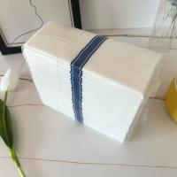 Servilletas de tacto de lino con línea dorada, 50 Uds., con bolsillo para cubiertos incorporado, toallas de papel desechables predobladas para invitados para fiesta de boda - details 9