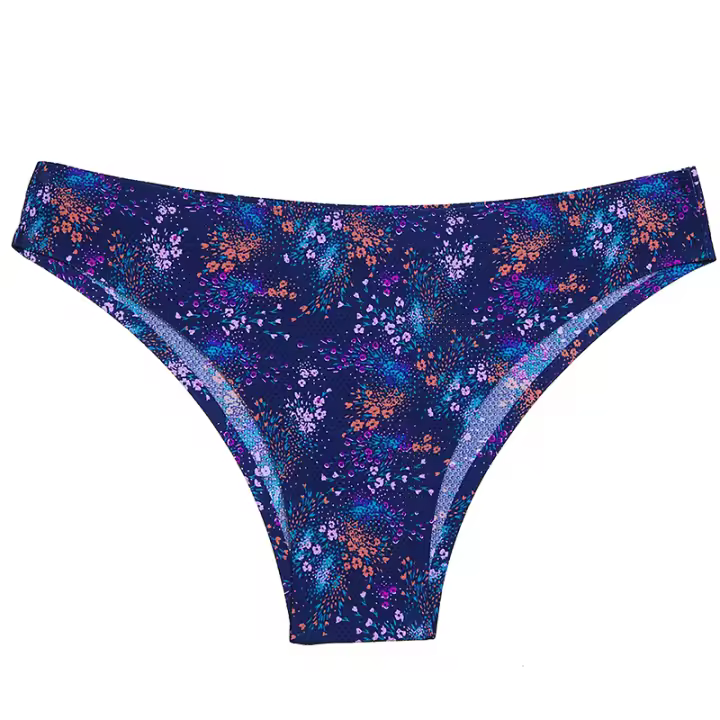 Ropa interior de bikini cómoda, varios estilos de tangas, sin costuras con estampados diarios, ropa interior de mujer nueva - 1