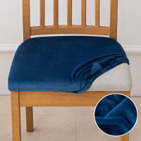 Fundas de asiento de silla de terciopelo, fundas de cojín de asiento elásticas, funda de silla lavable para comedor, Hotel, ceremonia, banquete, fiesta - details 19